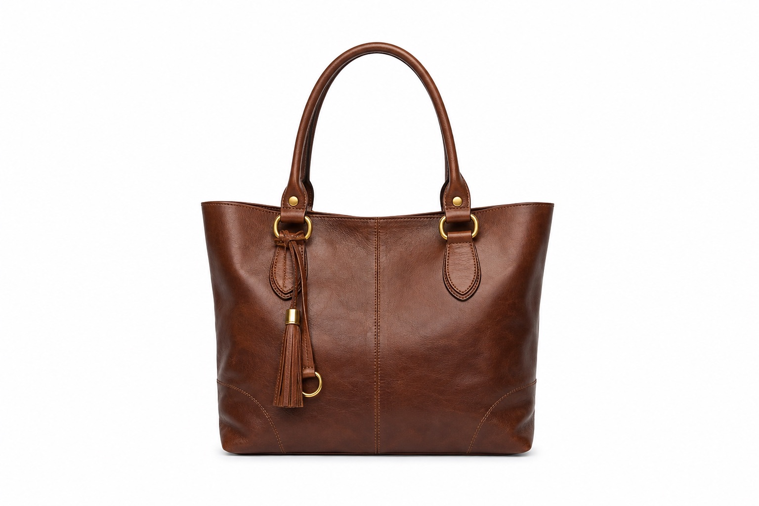 Classic Leather Tote Bag
